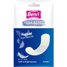 2 Adet Benri Hassas Yara Bandı 15 Adet