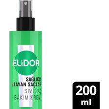 2 Adet Elidor Sağlıklı Uzayan Saçlar Sıvı Saç Bakım Kremi 200 ml