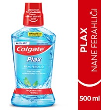 Colgate Plax Nane Ferahlığı Ağız Bakım Suyu 500 ml Antibakteriyel Etki ile Plağa Karşı Koruma
