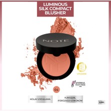 3 Adet Note Luminous Silk Compact Blusher Allık 04 Soft Peach