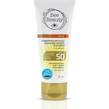 Bee Beauty Güneşten Koruyucu Yaşlanma Karşıtı Yüz Kremi 50 SPF 50 ml Tüm Cilt Tipleri İçin Onarıcı