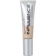 2 Adet Influence Beauty Hydrating Fondöten Skinnovation Hydra 02 Natural Beige - Moisturizing Foundation For Radiant Skin