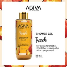 2 Adet Agiva Care & Beauty Duş Jeli Peach 500 ml