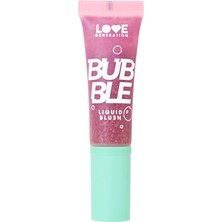 3 Adet Love Generation Likit Allık Bubble 02 Cheeky Cherry - Liquid Blush