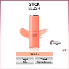 3 Adet Note Stick Blush Nemlendirici Yumuşak Stick Allık 10 Juicy