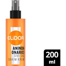 3 Adet Elidor Anında Onarıcı Sıvı Saç Bakım Kremi 200 ml