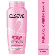 2 Adet Loreal Paris Elseve Glycolic Gloss Parlaklık Veren Bakım Şampuanı 300 ml