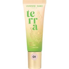 3 Adet Vivienne Sabo Terra Matte Fondöten 01 Light Beige - Full Coverage & Shine-Free Finish