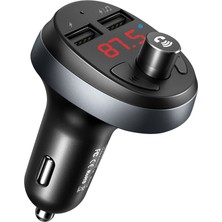 Mcdodo CC-6880 Fm Transmitter 2 USB Bluetooth 3.1A Siyah Çakmak Şarj Cihazı ile Hızlı Şarj