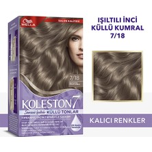 3 Adet Wella Koleston 7 Kit Sonsuz Işıltılı Küllü Tonlar 7/18 Işıltılı Inci Küllü Kumral