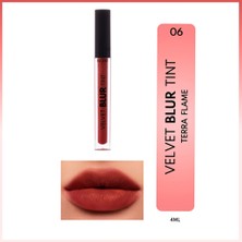 2 Adet Note Velvet Blur Tint Kadife Bitişli Nemlendirici Mat Ruj 06 Terra Flame