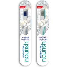 3 Adet Sensodyne Nourish Sağlıklı Beyazlık Diş Fırçası Yumuşak (Asortili)