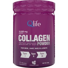 2 Adet Qlife Collagen Powder Tip 1-2-3 Takviye Edici Gıda 250 gr