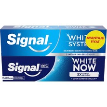 4 Adet Signal White System Diş Macunu 75 ml + White Now Original 75 ml