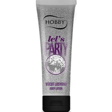 3 Adet Hobby Let's Party Gümüş Işıltılı Vücut Losyon 150 ml
