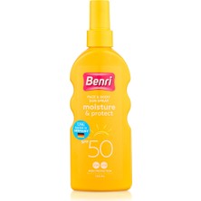 3 Adet Benri Nem & Koruma Güneş Spreyi 50SPF 150 ml