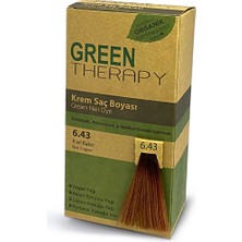 2 Adet Green Therapy Krem Saç Boyası 6.43 Kızıl Bakır