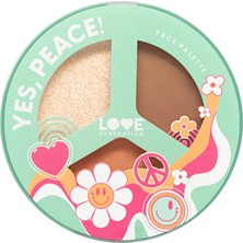 3 Adet Love Generation Face Palette Yes, Peace! 03 Pure Fantasy - Multi-Use Face Palette