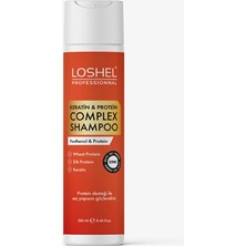 3 Adet Loshel Keratin & Protein Sülfatsız Bakım Şampuanı 250 ml