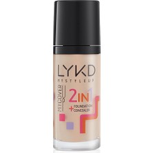 4 Adet Lykd 2 In 1 Fondöten 133 Rose Almond