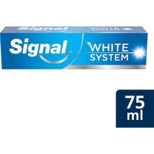 3 Adet Signal White System Diş Macunu Beyazlatıcı 75 ml