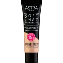 4 Adet Astra Soft Matte Mat Fondöten Sand