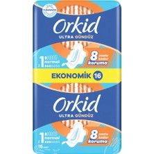 4 Adet Orkid Ultra Normal (Boy 1) Hijyenik Ped 16 Adet