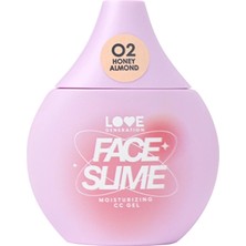 4 Adet Love Generation Moisturizing cc Gel Face Slime 02 Honey Almond - Hydrating cc Gel