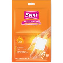 4 Adet Benri El ve Ayak Isıtıcı Ped 2'li