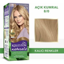 4 Adet Wella Koleston Naturals Saç Boyası 8/0 Açık Kumral
