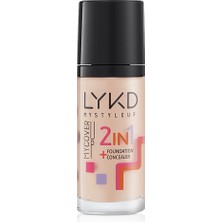 5 Adet Lykd 2 In 1 Fondöten 136 Warm Sand