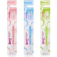 4 Adet Benri Dent Crystal Diş Fırçası (Asortili)