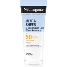 5 Adet Neutrogena Ultra Sheer Iz Bırakmayan 50SPF Güneş Koruyucu Losyon 200 ml