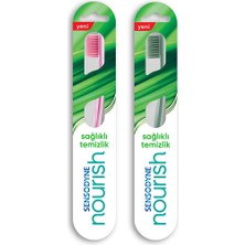 5 Adet Sensodyne Nourish Sağlıklı Temizlik Diş Fırçası Yumuşak (Asortili)