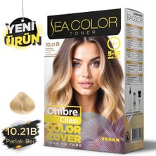 4 Adet Sea Color Toner Ombre Cilası 10.21B Parlak Bej
