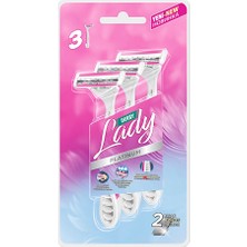 5 Adet Derby Lady 2 Platinum Kadın Tıraş Bıçağı 3'lü Blister
