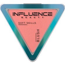 5 Adet Influence Beauty Compact Blush Soft Skills Allık 03 Coral Crush - Buildable Compact Blush With Natural Finish
