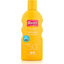 4 Adet Benri Ferahlık & Koruma Güneş Sütü 50SPF 150 ml