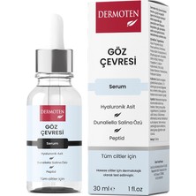 5 Adet Dermoten Hyalüronik Asit ve Dunaliella Salina Özlü Göz Çevresi Göz Altı Serumu 30 ml