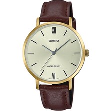 Casio LTP-VT01GL-9BUDF Kadın Kol Saati Kahverengi Deri Kordon Suya Dayanıklı Analog Mekanizma