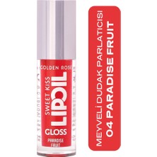 5 Adet Golden Rose Sweet Kiss Lip Oil Gloss Dudak Parlatıcısı No: 04 Paradise Fruit