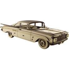 3D Sergi Ahşap İmpala 1959 Modeli 219 Parça Eğitici Ahşap Puzzle Yetişkinler ve Çocuklar İçin