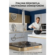 Inox Çelik Çırpıcı Italyan Dizayn 722006