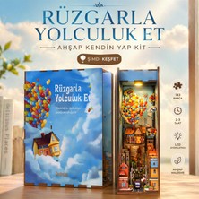 Emirgan Rüzgarla Yolculuk Et Ahşap Minyatür DIY Kit 143 Parça LED Işıklı Model