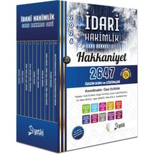 Yetki Yayınları Hakkaniyet Idari Hakimlik Soru Bankası Seti 2026