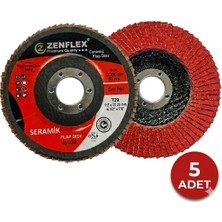 Zenflex Seramik Flap Disk Zımpara - (5 adet)