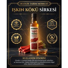 Tabib Lokman Bozkır Tahin Merkezi Işkın Kökü Sirkesi Doğal Fermantasyon 500 ml (Katkısız&glutensiz)