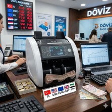 Bill Counter AE-2001 Karışık Para Sayma Makinesi  Usd, Euro, Tl, Gbp, Syp