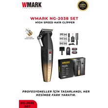 Wmark NG-2038 Profesyonel Şarj Edilebilir Saç Kesme Saç Kesme Makinesi