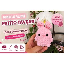Kreatif Örgü Patito Tavşan Amigurumi Örgü Öğrenme Kiti